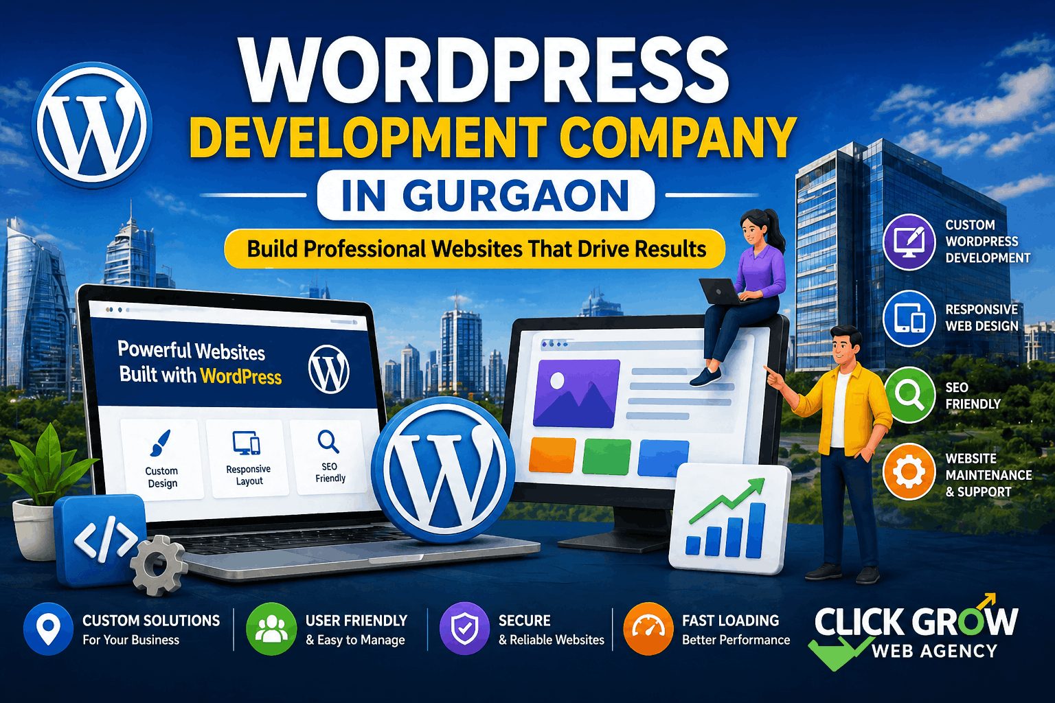 wordpress development company in gurgaon providing professional wordpress website development services