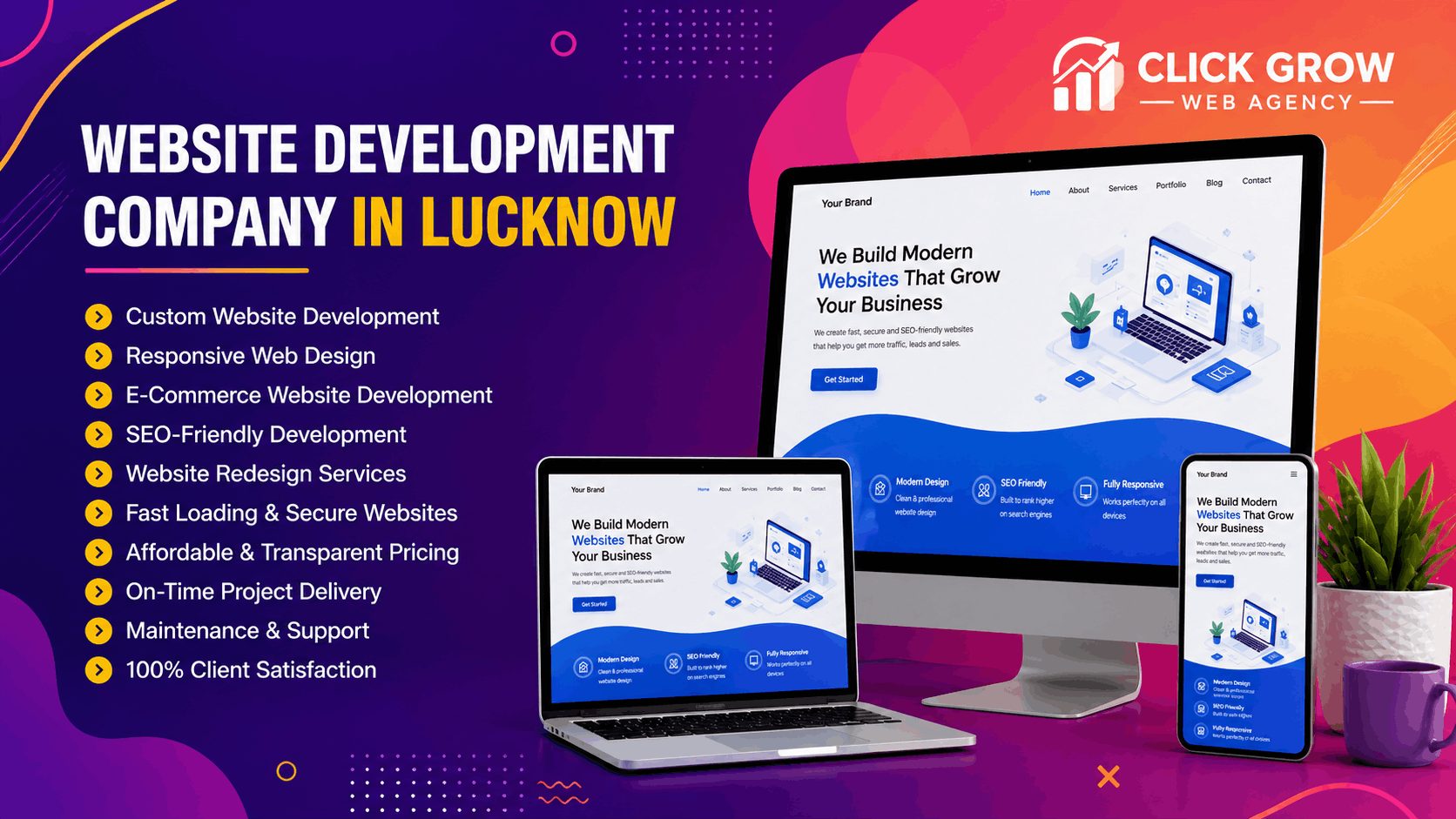 website development company in lucknow offering professional web development services for business growth