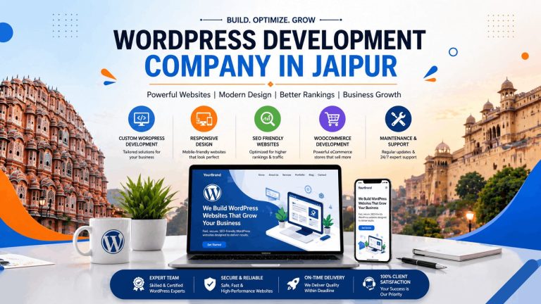 wordpress development company in jaipur offering custom wordpress website development services